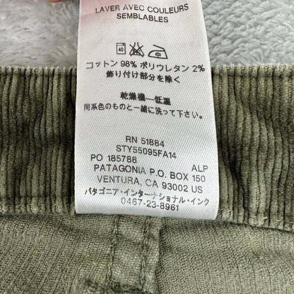 Patagonia Men's Green Corduroy Pants 36x31 - Picture 6 of 11